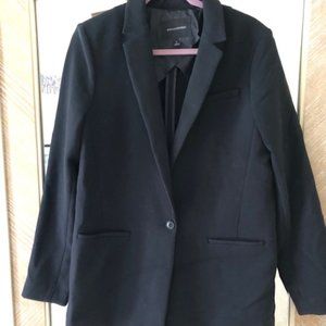 Banana Republic Black One Button Blazer Size 12